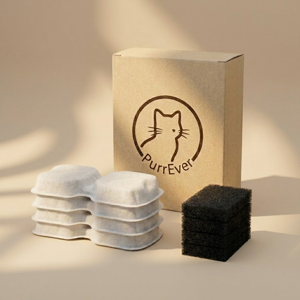 PurrEver Anti-Plastic Cotton Filters for AquaVital