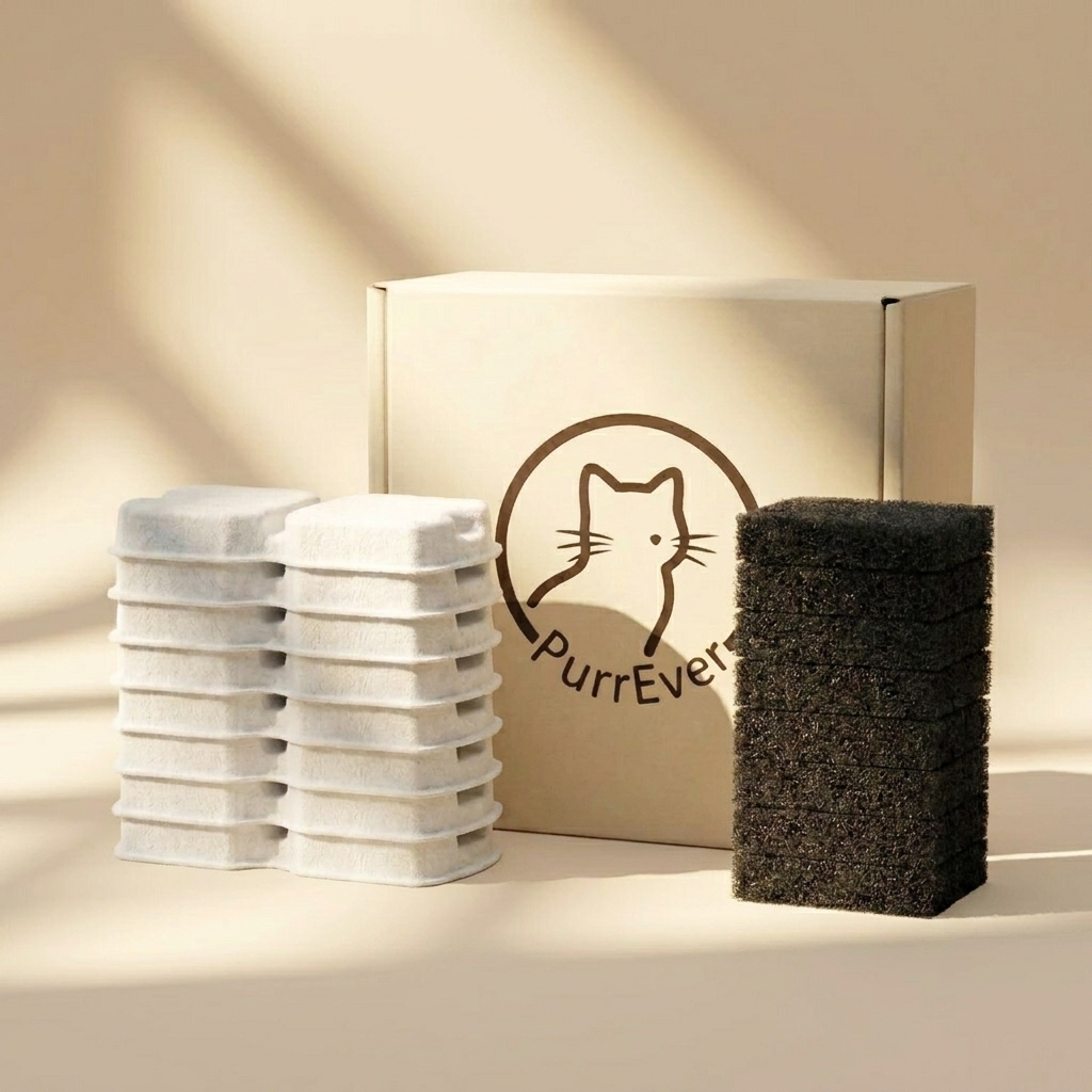 PurrEver Anti-Plastic Cotton Filters for AquaVital