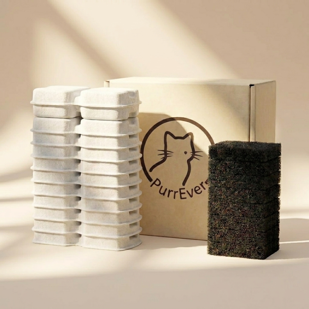 PurrEver Anti-Plastic Cotton Filters for AquaVital